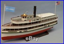 Dumas 1270 33 City of Buffalo 1800s Lake Steamer Ferry Passenger Ship Kit 1/4