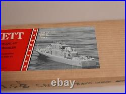 Dumas Boats U. S. S. Crockett Motor Gunboat Model Kit Plywood And Balsa Vintage