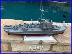 Dumas USS Whitehall Model Ship Kit #1252 Built