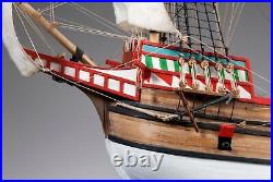 Dusek D017Golden Hind Plank-On-Bulkhead Wood Ship Model Kit 172 Scale