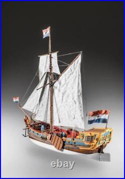 Dusek Dutch Statenjacht Wood Model Ship Kit D023 Scale 148