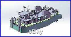 EGRETE tug Scale 1/40 695mm 27.3 RC model ship kit