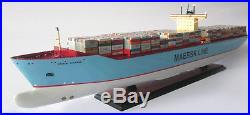 EMMA MAERSK E-Class Container Ship 36 Handmade Wooden Model Ship NEW