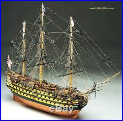 Elegant, finely detailed model ship kit by Mantua Sergal the HMS Victory