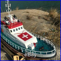 Emile Robin Rescue Vessel 130 650mm RC DIY wooden model ship kit