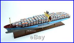 Emma Maersk E-Class Container Ship 48 Handmade Wooden Model Ship NEW