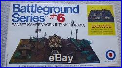 Entex Battleground Series Diorama model kit complete set #1 2 3 4 5 6 FREE SHIP