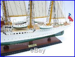 Esmeralda Chilean Training Tall Ship Wooden Model 37 Built Wooden Model NEW