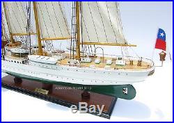 Esmeralda Chilean Training Tall Ship Wooden Model 37 Built Wooden Model NEW