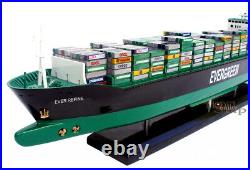 Evergreen Container Ship Model Ready For Display