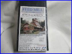 Feed Mill Micro Scale Models Kit Stock No. 00702 New in Box HO Free Shipping
