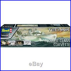 Flower Class Corvette Military Ship Revell 172 Scale Technik Model Kit