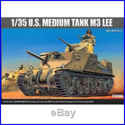 Free Shipping ACADEMY 1/35 Plastic Model Kit M3 LEE US Medium Tank #13206