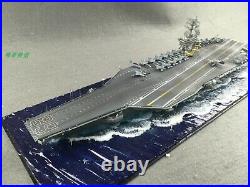 Fully Assembled Ship Model The Aircraft Carrier USS Nimitz with Seascape Base