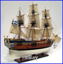 GOTHENBURG 36 Tall Ship Model Handcrafted Wooden Model Ship NEW