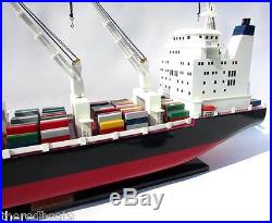General Cargo Ship with Cranes 39 Handmade Wooden Ship Model