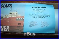 Great Lakes freighter ore boat model, ship similar to Edmund Fitzgerald kit