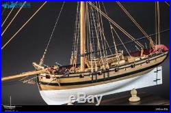 H. M. S CUTTER LADY NELSON Scale 1/64 20.8 Wood ship model kit wood sailboat