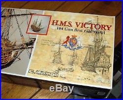 H. M. S. Victory 190 scale tall wood ship model, first rate sail hms, Kit, C. Mamoli