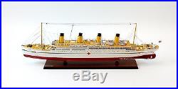 HMHS Britannic White Star Line Olympic-Class Ocean Liner Wooden Ship Model 40