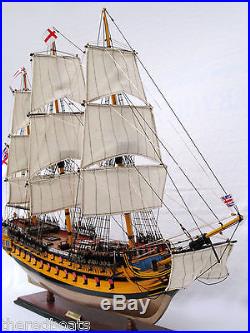 HMS Agamemnon 35 Tall Ship Model Handmade Wooden Model Ship NEW