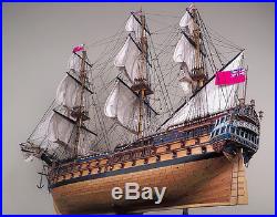 HMS BELLONA 41 wood model ship large scale sailing tall British boat