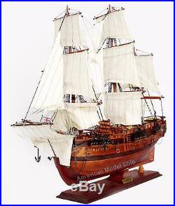 HMS HM Bark Endeavour 37 Handmade Wooden Tall Ship Model NEW