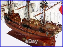 HMS HM Bark Endeavour 37 Handmade Wooden Tall Ship Model NEW