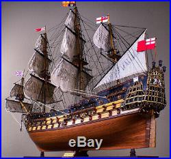 HMS PRINCE 42 model wood ship British navy wooden tall ship sailing boat
