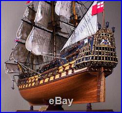 HMS PRINCE 42 model wood ship British navy wooden tall ship sailing boat