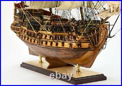 HMS Prince Handmade Wooden Tall Ship Model 40 Large Scale