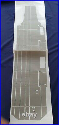 HMS Queen Elizabeth aircraft carrier waterline 1/350 model ship kit with F35