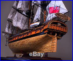 HMS SURPRISE 43 wood model ship large scale sailing tall British boat