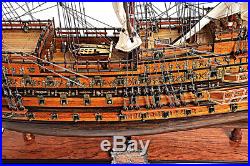 HMS Sovereign of the Seas 1637 Wooden Tall Ship Model 29 Fully Built New