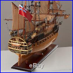 HMS Surprise Tall Ship 37 Built Handmade Wooden Model Boat Assembled