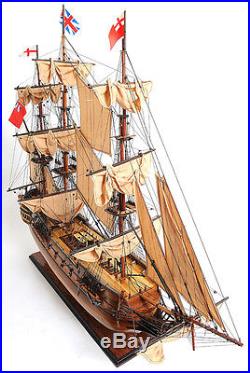 HMS Surprise Tall Ship 37 Built Handmade Wooden Model Boat Assembled