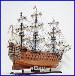 HMS Victory Admiral Nelson Flagship Tall Ship 37 Built Assembled Wood Model New