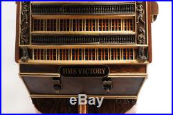 HMS Victory Copper Clad Bottom Wooden 38.5 Tall Ship Model Sailboat