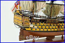 HMS Victory Lord Nelson's Flagship Wood Tall Ship Model 34 Built Boat New