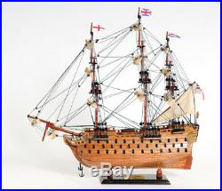 HMS Victory Lord Nelson's Flagship Wooden Scale Model Tall Ship 21 Sailboat New