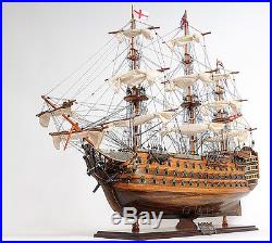 HMS Victory Tall Ship Wooden Scale Model Sailboat 30 Fully Assembled Boat New