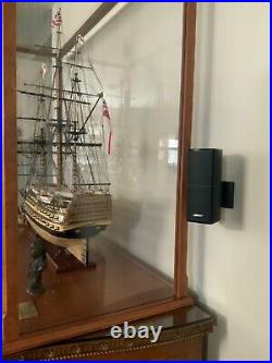 HMS Victory Wooden Tall Ship Model 1765 Admiral Horatio Nelson. Museum Quality