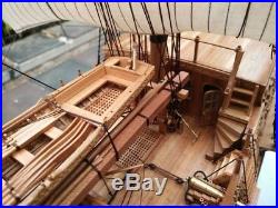 HMY Royal Caroline Scale 1/30 54.7 Wood Model Ship Kit Wood Sailboat