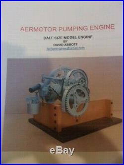 Half Scale Model Aermotor Casting Kit And Plans From England Free Shipping