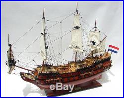 Handcrafted Friesland 37 wood ship model