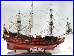 Handcrafted Friesland 37 wood ship model