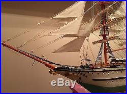 Handcrafted Wooden Model SAGRES Boat 42 Portuguese Historical Ship