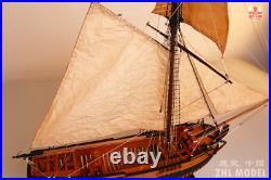 Hayling Hoy 1760 148 wooden model ship kits- CHERRY WOOD VERSION