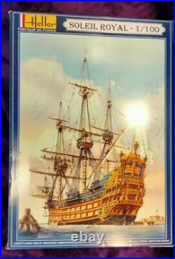 Heller 1100 Le SOLEIL ROYAL French Ship of the Line Model Kit 80899 SEALED BAGS