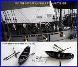 High Quality 2015 version 1/34 134 46 Black Pearl Pirate Ship Wood Model Kit